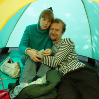С Натахой в палатке